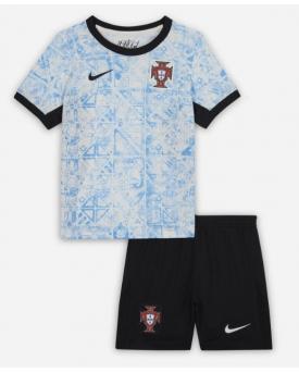 Portogallo Maglia Gara Trasferta Repliche Europei 2024 Bambino